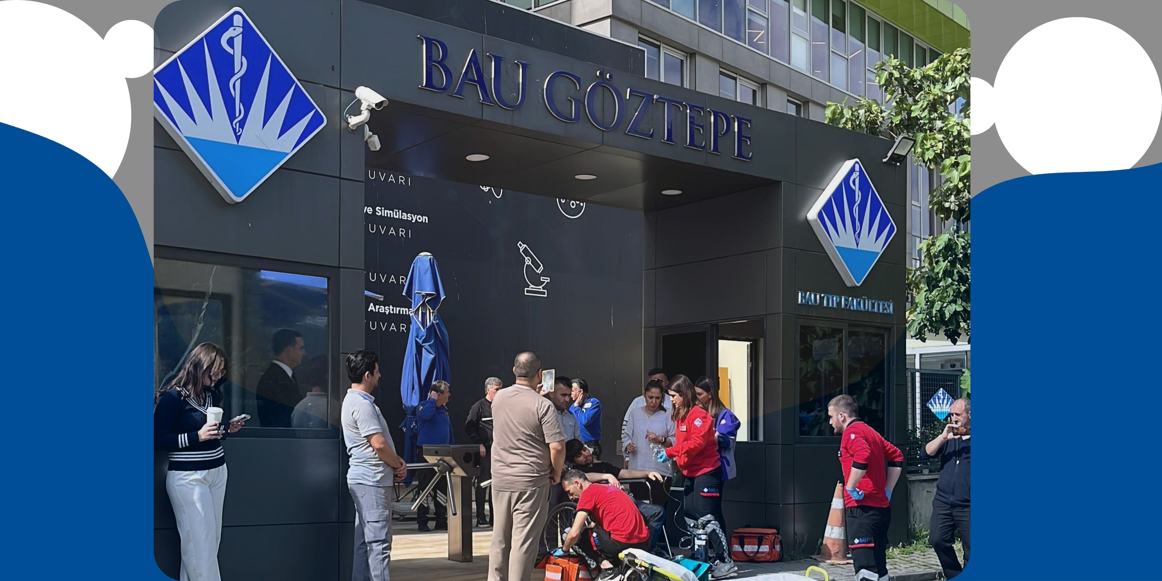 Bahçeşehir Üniversitesi Tıp Fakültesi’nde yangın tatbikatı gerçekleştirildi